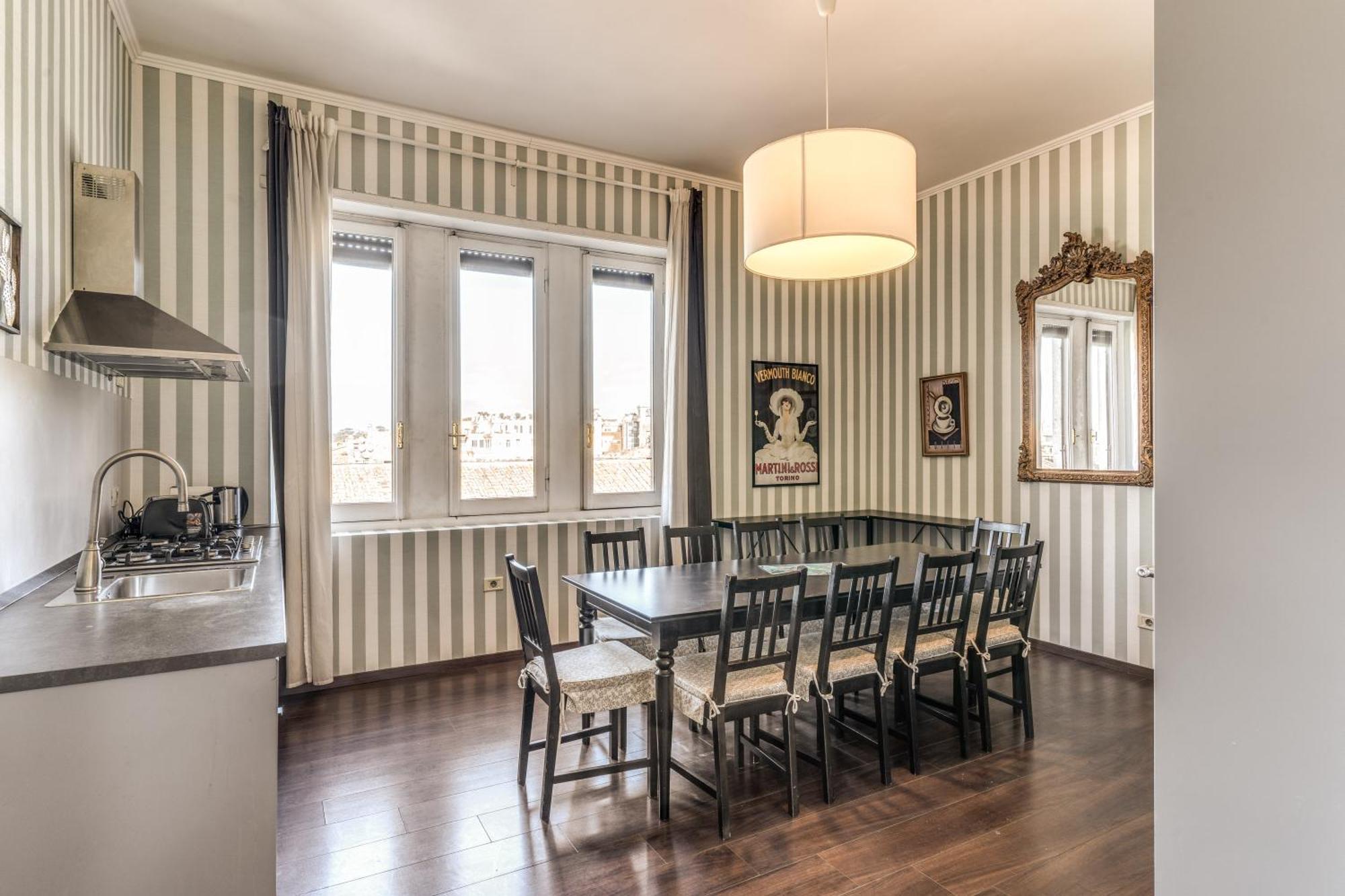 Apartmán Downtown Srl - Imperial Panorama Penthouse Řím Exteriér fotografie