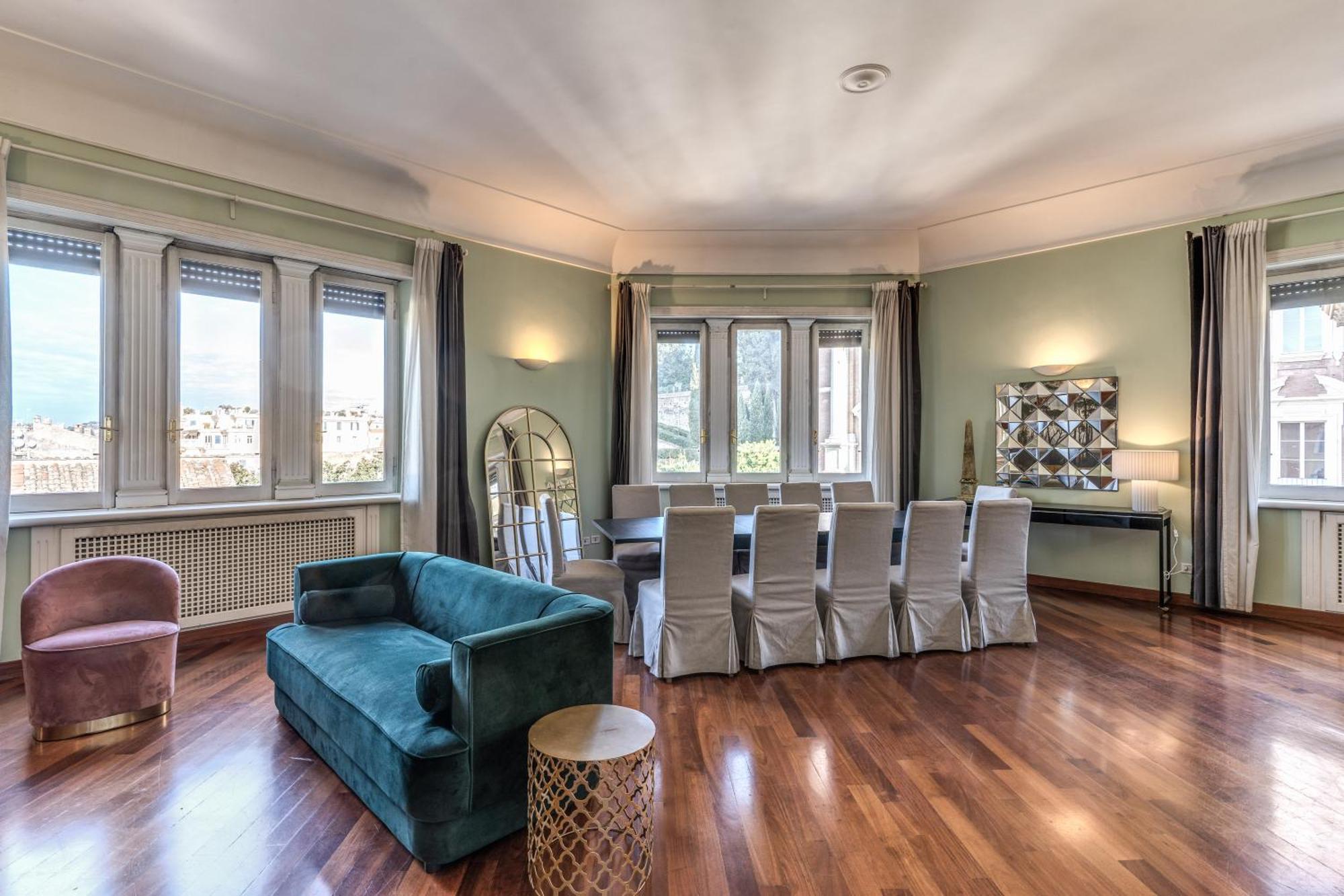 Apartmán Downtown Srl - Imperial Panorama Penthouse Řím Exteriér fotografie