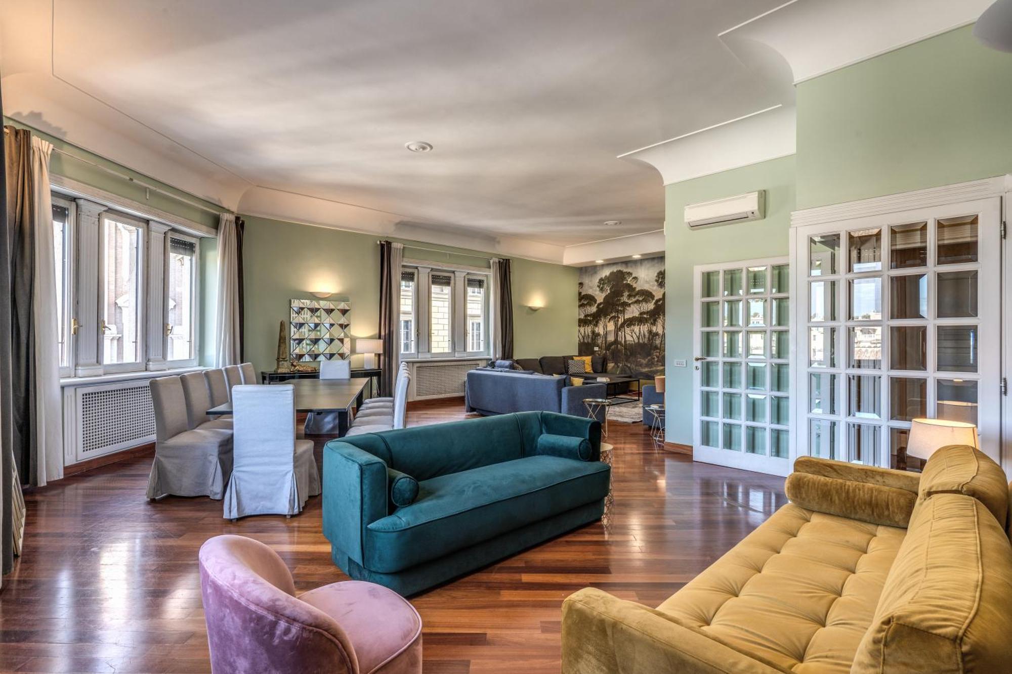 Apartmán Downtown Srl - Imperial Panorama Penthouse Řím Exteriér fotografie