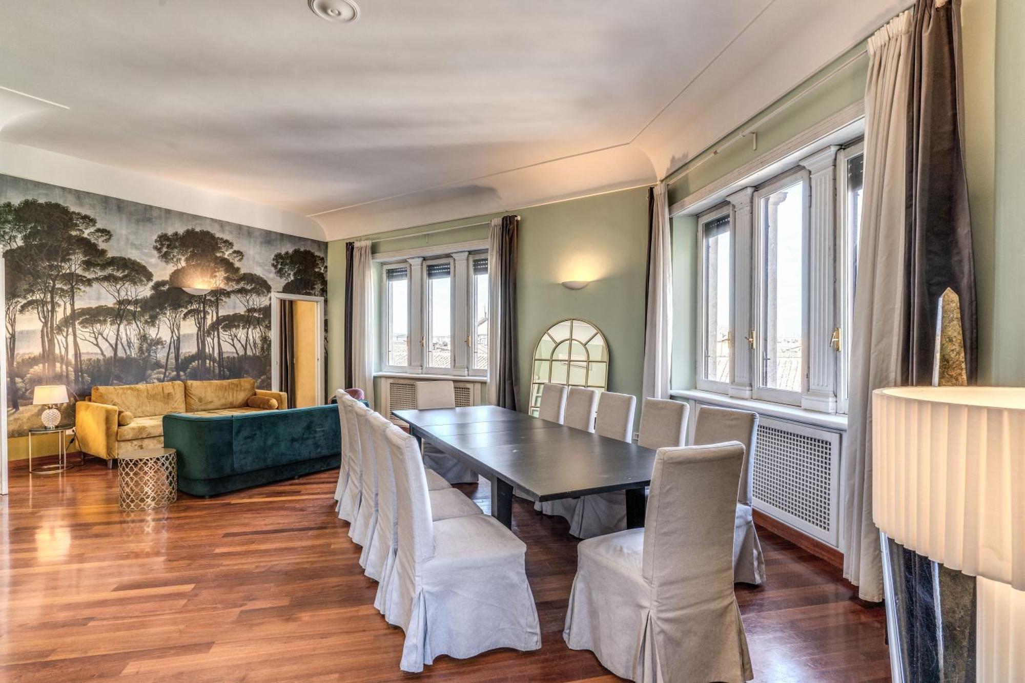 Apartmán Downtown Srl - Imperial Panorama Penthouse Řím Exteriér fotografie